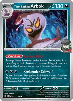 Team Rockets Arbok, Ewige Rivalen 113