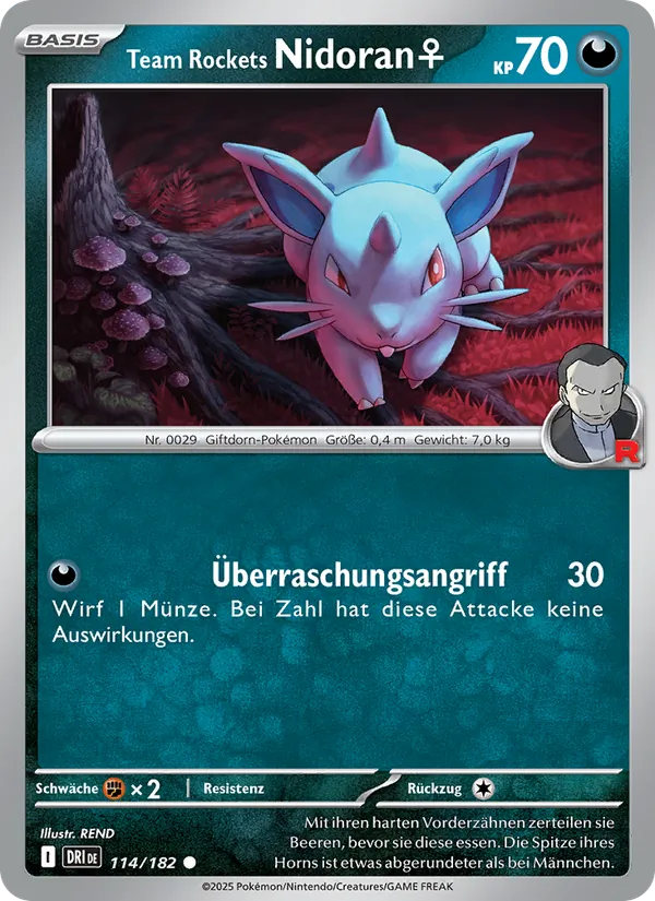 Team Rockets Nidoran♀, Ewige Rivalen 114