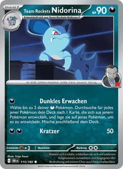 Team Rockets Nidorina, Ewige Rivalen 115