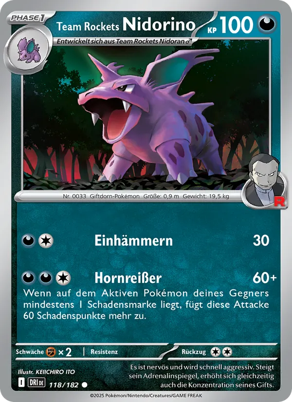 Team Rockets Nidorino, Ewige Rivalen 118