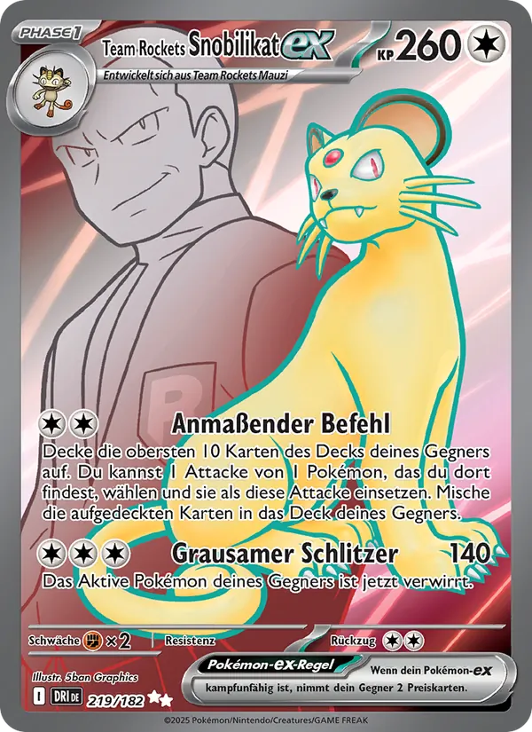 Team Rockets Snobilikat-ex, Ewige Rivalen 219