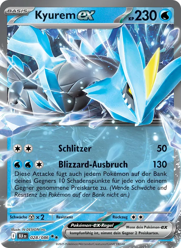 Kyurem-ex, Schwarze Blitze 028