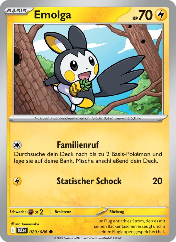 Emolga, Schwarze Blitze 029