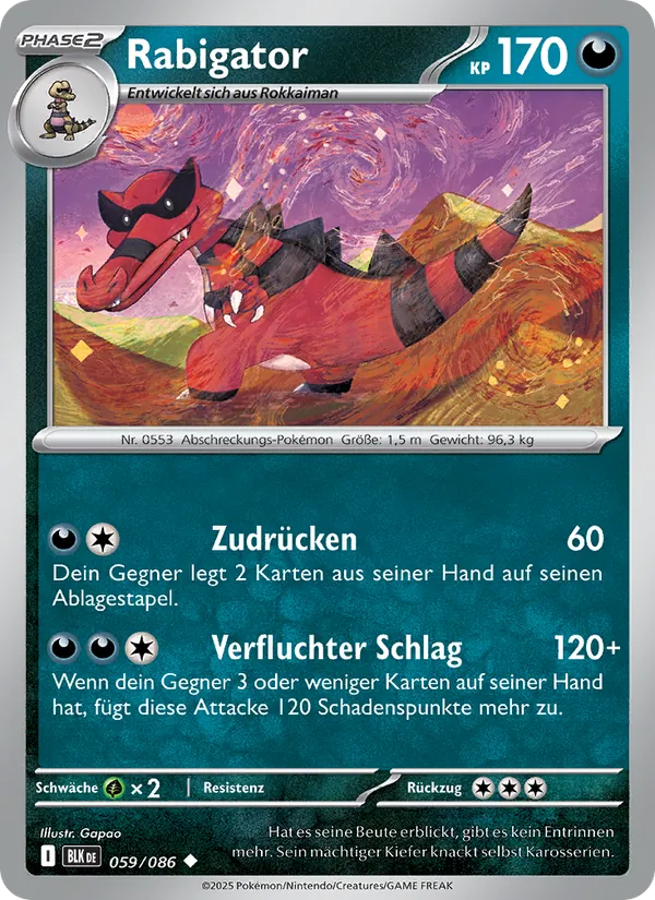 Rabigator, Schwarze Blitze 059