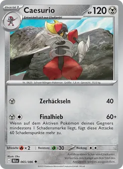 Caesurio, Schwarze Blitze 065