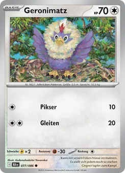 Geronimatz, Schwarze Blitze 077