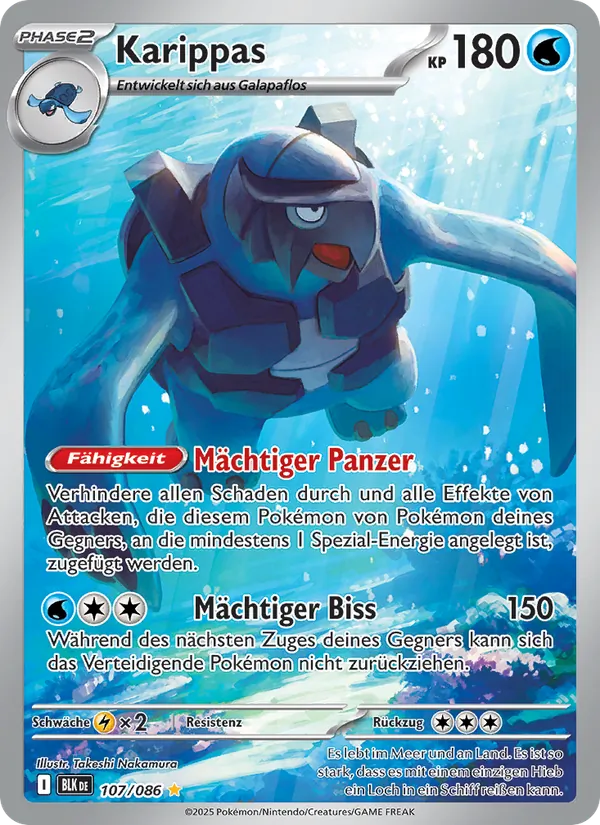 Karippas, Schwarze Blitze 107