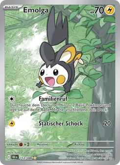 Emolga, Schwarze Blitze 112