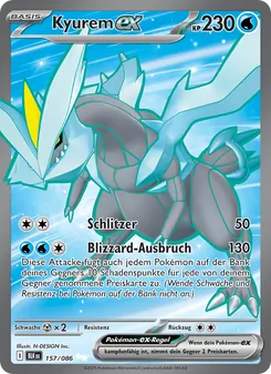 Kyurem-ex, Schwarze Blitze 157