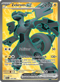 Zekrom-ex, Schwarze Blitze 158