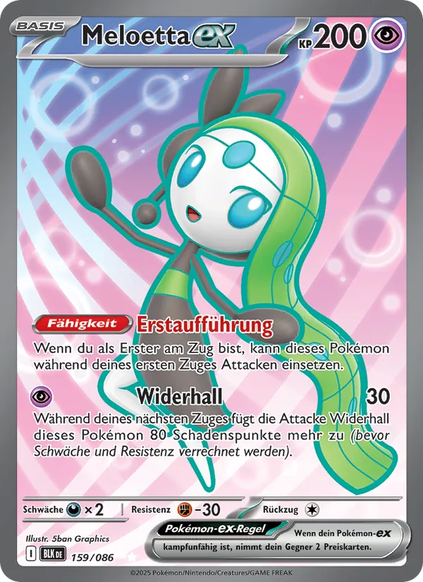 Meloetta-ex, Schwarze Blitze 159