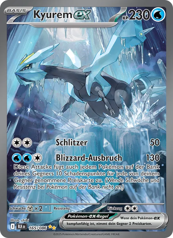 Kyurem-ex, Schwarze Blitze 165