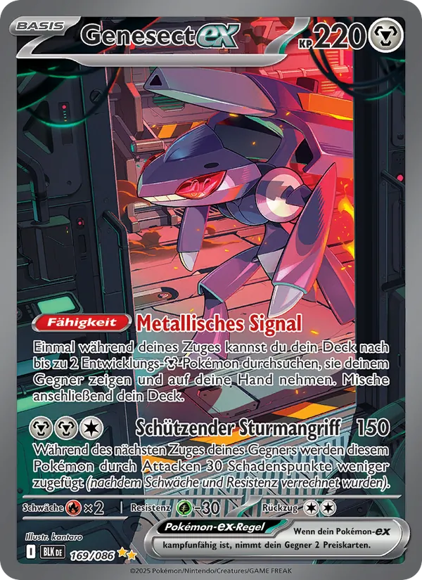 Genesect-ex, Schwarze Blitze 169