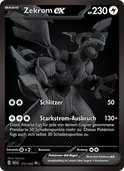 Zekrom-ex, Schwarze Blitze 172