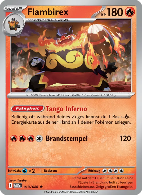 Flambirex, Weiße Flammen 013