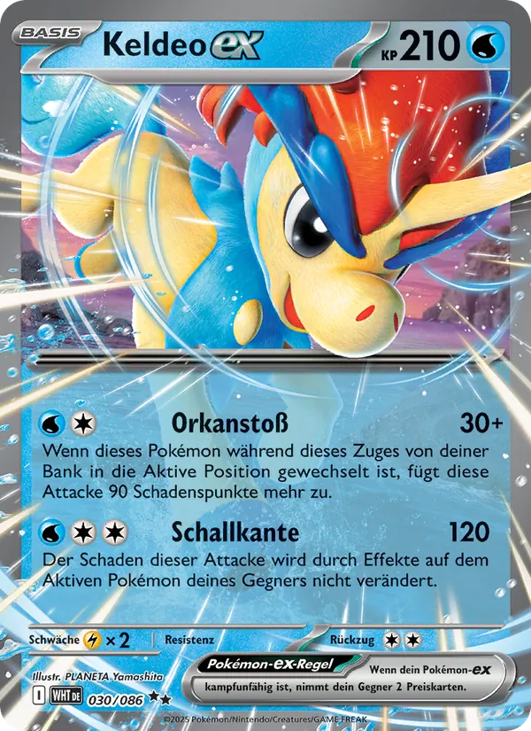 Keldeo-ex, Weiße Flammen 030