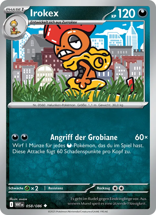 Irokex, Weiße Flammen 058