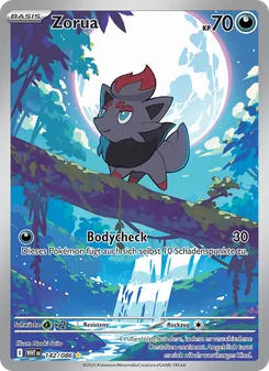 Zorua, Weiße Flammen 142