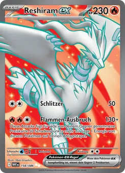 Reshiram-ex, Weiße Flammen 158
