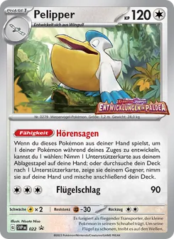 Pelipper, SVP Black Star Promos 022