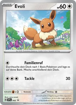 Evoli, SVP Black Star Promos 043