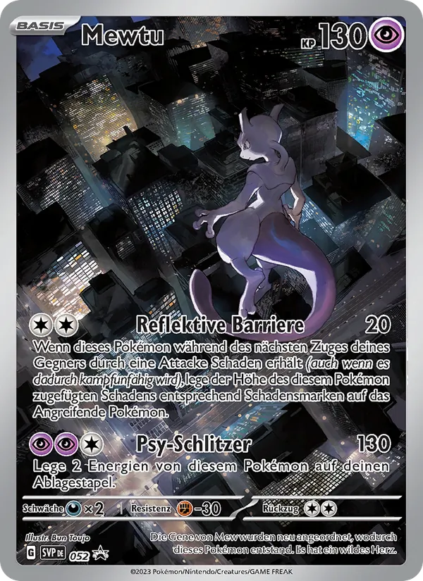 Mewtu, SVP Black Star Promos 052