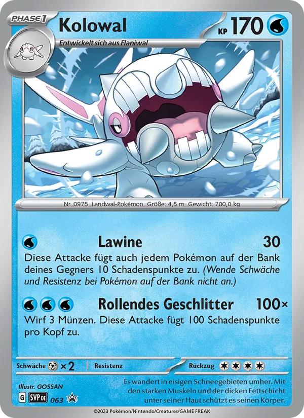 Kolowal, SVP Black Star Promos 063