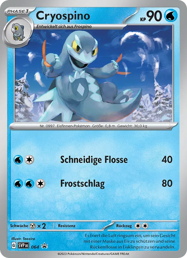Cryospino, SVP Black Star Promos 064