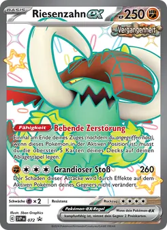 Riesenzahn-ex, SVP Black Star Promos 072
