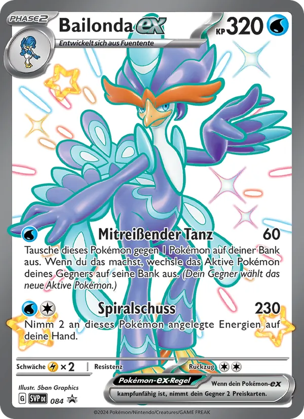 Bailonda-ex, SVP Black Star Promos 084