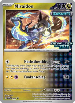 Miraidon, SVP Black Star Promos 092