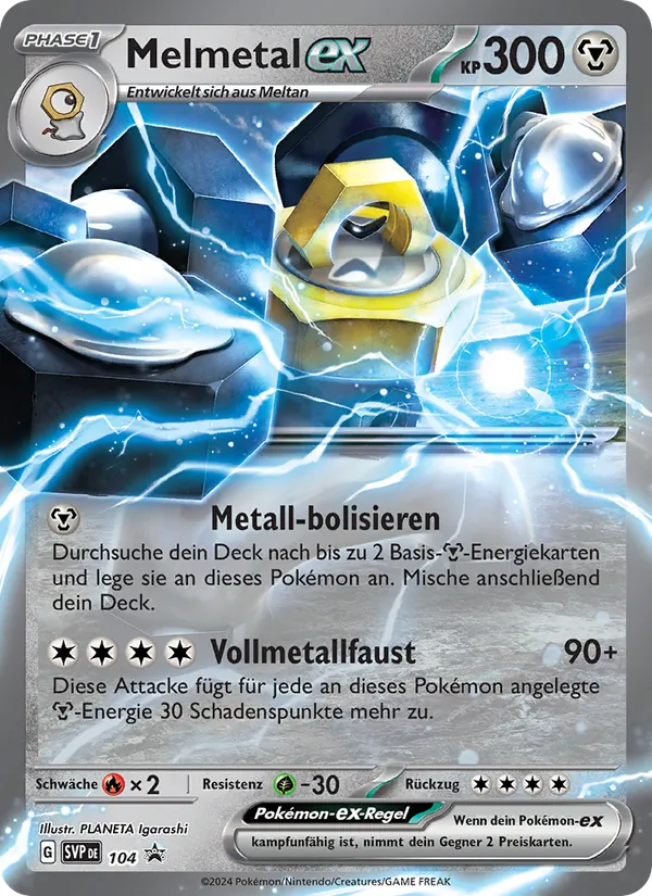 Melmetal-ex, SVP Black Star Promos 104