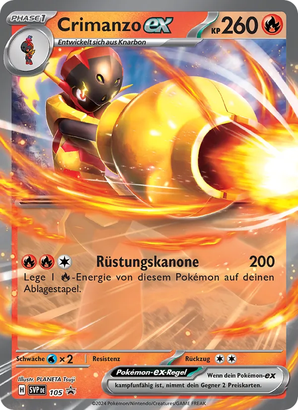 Crimanzo-ex, SVP Black Star Promos 105