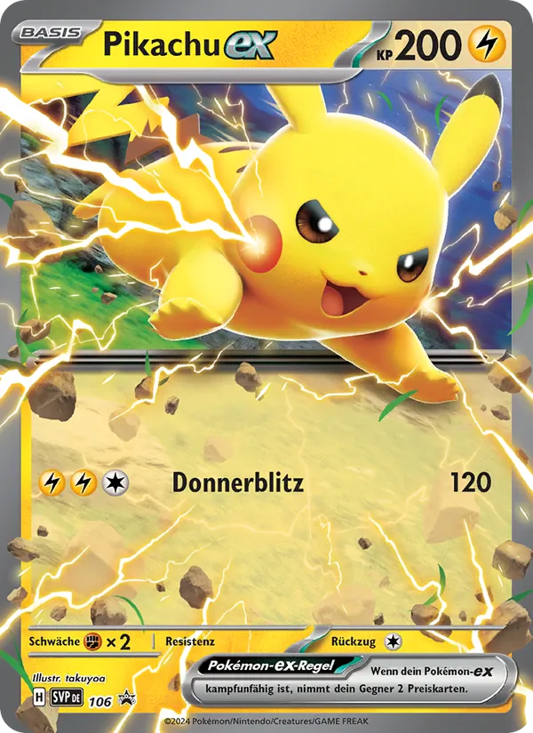 Pikachu-ex, SVP Black Star Promos 106