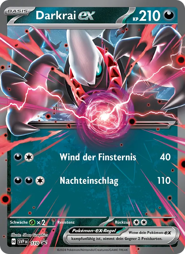 Darkrai-ex, SVP Black Star Promos 110