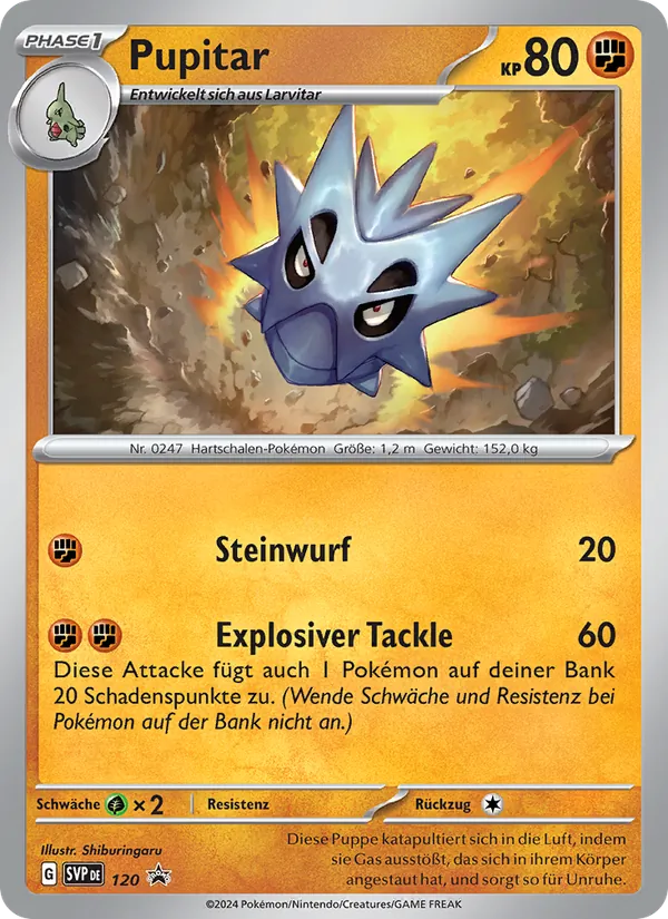 Pupitar, SVP Black Star Promos 120