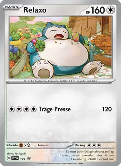 Relaxo, SVP Black Star Promos 122