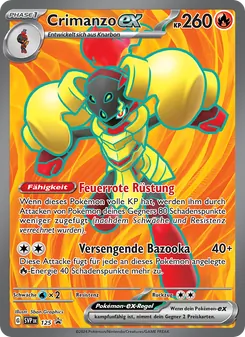 Crimanzo-ex, SVP Black Star Promos 125
