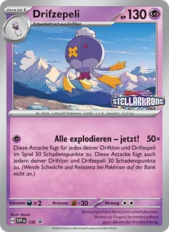 Drifzepeli, SVP Black Star Promos 135