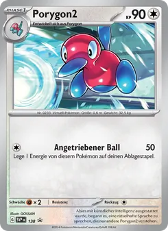 Porygon2, SVP Black Star Promos 138