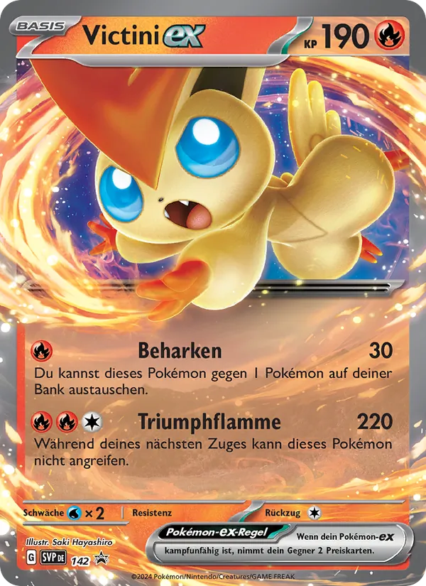 Victini-ex, SVP Black Star Promos 142