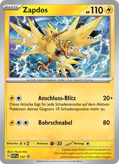 Zapdos, SVP Black Star Promos 157