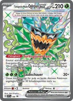 Türkisgrüne-Maske-Ogerpon-ex, SVP Black Star Promos 166