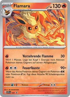 Flamara, SVP Black Star Promos 167
