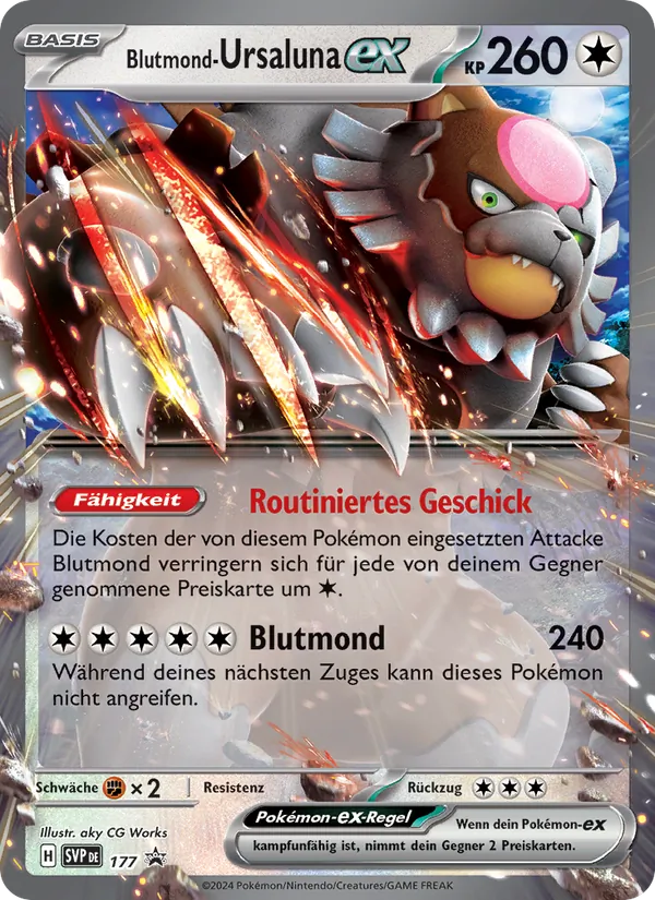 Blutmond-Ursaluna-ex, SVP Black Star Promos 177
