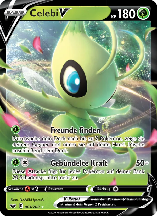 Celebi V, Schwert & Schild 1