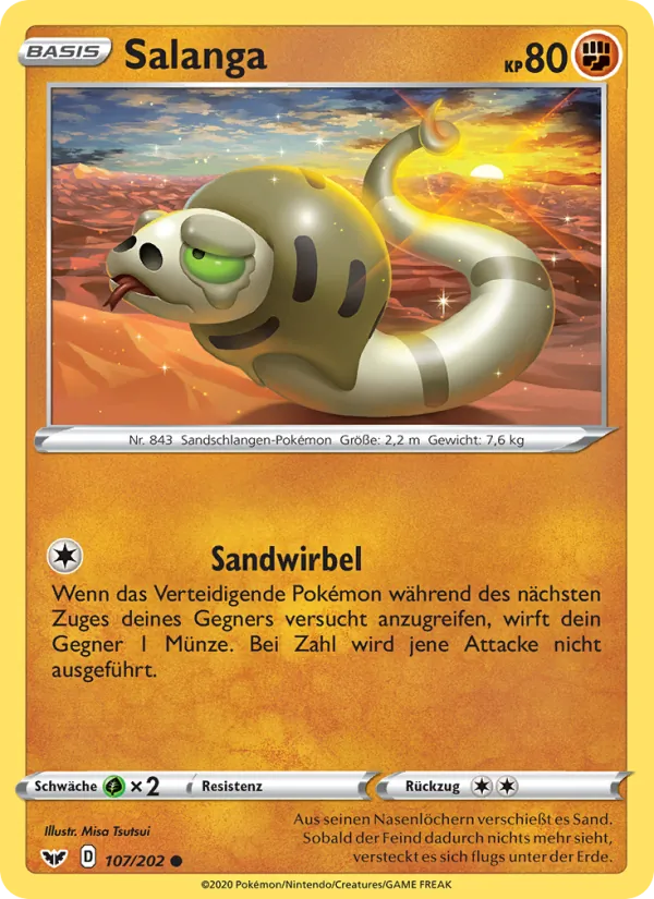 Salanga, Schwert & Schild 107
