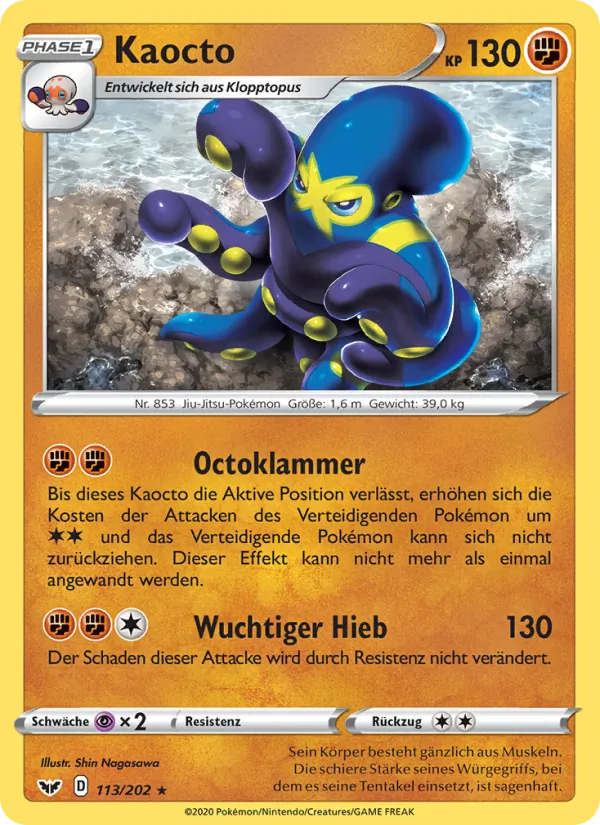 Kaocto, Schwert & Schild 113