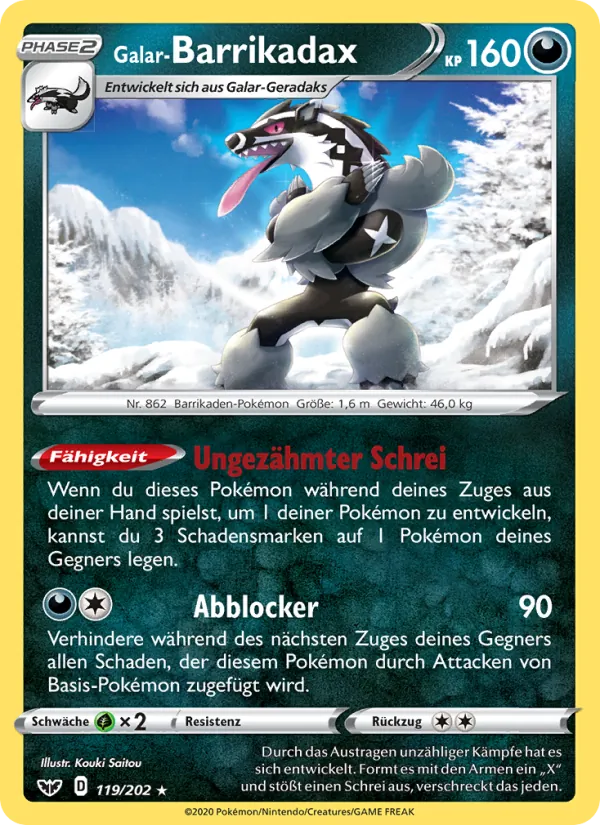Galar-Barrikadax, Schwert & Schild 119