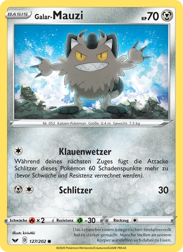 Galar-Mauzi, Schwert & Schild 127